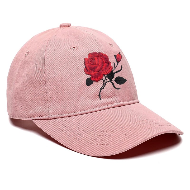 ZOOPOLR 3 Pack Colorful Rose Iron On Patches for Backpacks, Hats, DIY Sew on Applique Patch, Vintage Embroidered Patches for Repair Clothes, Jackets, Jeans (Red) - Image 2